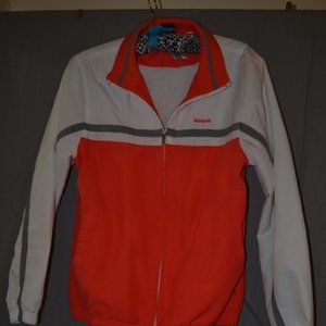 Reebok, small, tangerine, gray and white